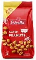 Žemės riešutai ESTRELLA kepinti su druska, GRATET4779028347560