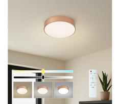 BRILAGI - Dimeriuojamas LED lubų šviestuvas POOL LED/24W/230V, skersmuo 20 cm, bronzinis + su nuotoliniu pulteliu