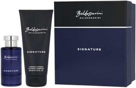 Baldessarini rinkinys: Signature tualetinis vanduo vyrams, 50 ml + Signature valomasis ir atgaivinantis dušo želė visų tipų odai, 200 ml