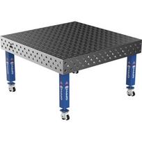 Suvirinimo stalas PRO 15 mm - 1500x1480mm - Φ28 - Įstrižinė - Ant ratukų