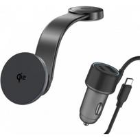 4smarts Qi2 car charging set, grey
