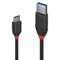 Lindy USB 3.2 Type-A to Type-C Cable, 1.5m / Black - 36917