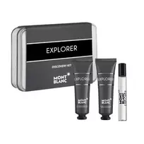 SET MONT BLANC Explorer MINIATURA EDP spray 7,5ml + SHOWER GEL 30ml + AFTER SHAVE BALM 30ml