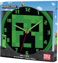 Kids Euroswan Minecraft wall clock, 25 cm