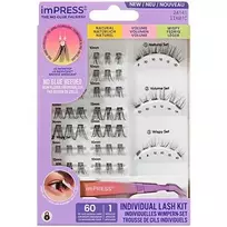 „Kiss My Face“ „imPRESS Individual Lash Kit 01“ – blakstienų pluošteliai