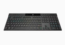 CORSAIR K100 Air Wireless gaming keyboard, wireless mechanical Cherry MX Ultra Low Profile (Tactile) backlit, black