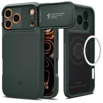Spigen Optik Armor MagSafe Dėklas, skirtas iPhone 17 Pro Max - žalias
