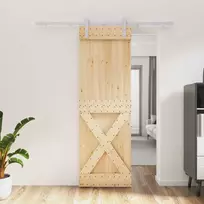 Slankios durys Natūrali ir Balta 70 x 210 cm