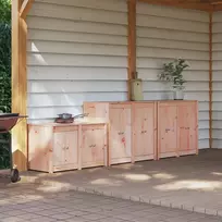 Lauko virtuvės spintelė MEPPEL 3 vnt. Balta