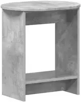 Šoninis stalas Betono pilka 50 x 39,5 x 55 cm Apdirbta mediena