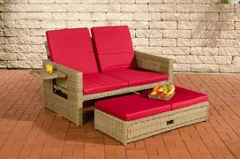 Clp Trading Mville Sofa Ancona rubino raudona 5 mm
