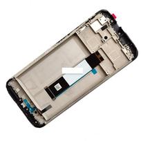 Ekranas tinkantis Xiaomi Redmi 9T/Redmi Note 9 4G 2021/Poco M3 su lietimui jautriu stikliuku ir rėmeliu Black (service pack)