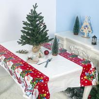 Nauja Kalėdų puošmena PVC staltiesė 180*110cm Kalėdinis stalas Neperšlampamas gray