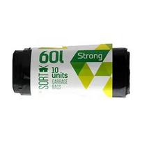 Šiukšlių maišai SORTEX, 60 L, 10 vnt., 30, SVASRX4770522126781