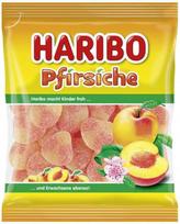 Guminukai HARIBO, Pfirsiche, 175 g, GGMHRO4001686327579