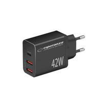 Esperanza EZC106K mains charger 42W Black, PCHESPEZC106K