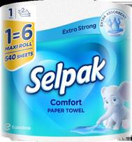 Popierinis rankšluostis SELPAK, 2 sluoksnių, SSWSLP8690530036444