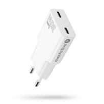 Charger 2 x USB-C Quick Charge 4+ 30W SUPER SLIM, PCHEVASC_385Q