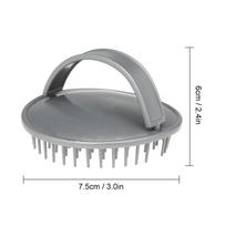 Shampoo Brush Comb Anti Dandruff Anti skid Hairbrush Scalp Massage Comb Body Hair Shower Cleaning Tool įvairiaspalvis