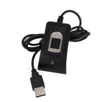 USB Fingerprint Reader Scanner Access Control Attendance Fingerprint Sensory Scanner Key Reader for PC Laptop 1 black
