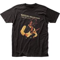 Steve Miller Band Skrisk kaip erelis Vyriški marškinėliai Roko ir rokenrolo klasikiniai marškinėliai Juodi M black