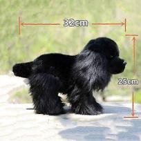HaKeLai Cavalier King Charles Spaniel Plush Toy High Fidelity King Charles Plushie Dog Peluche Lifelike Stuffed Animals Simulation Doll