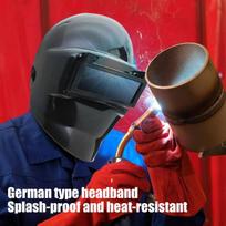 Welding Helmet Welders Helmet Heat Protection Double Glass Face Shield For Machine Repair Home Improvement Soldering Workshop black