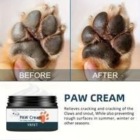Dog and Cat Claw Cream - Soothing Aloe Vera and Coconut Oil, Anti Heat, Anti Stain, Relieves Claw and Nose Cracks, Easy to Apply, Natural Ingredients 15G black