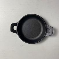 Wutuo Cast Iron Mini Frying Pan Set black
