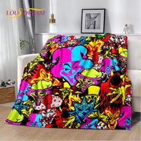 Rap Metal Insane Clown Posse Icp Juggalo Soft Flannel Blanket for Bed Bedroom Sofa Picnic,Throw Blanket for Cover Outdoors Gifts Size: 75*100cm, Weight: 230 GSM purple