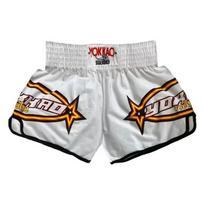 MMA Training Shorts Men Women Muay Thai Boxing Gym Workout Pants With Stretch Lycra Fabric XXS gray