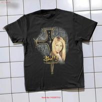 98 Buffy The Vampire Slayer Promo Black T Shirt Unisexs Large Vintage Soft Casual Graphic Fashion Stretched S