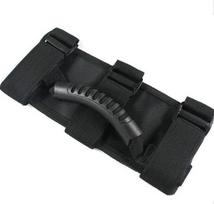 Roll Bar Grab Handle Black Oxford Fabric Metal Buckle black