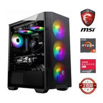 Kompiuteris Ryzen 5 5500 32GB 256GB SSD 2TB HDD RX 580 8GB NoOs