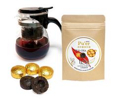 mini Pu-erh arbata TUO-CHA (Shy) A - „Paukščio lizdas”, 22g