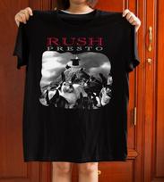 Rush Presto 1990 Rock Band Unisex Black T-shirt Size S-4XL 4XL gray