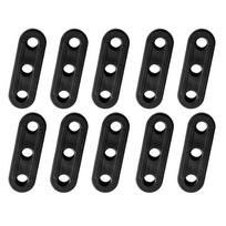 10pcs Plastic 3 Holes Camping Tent Accessory Rope Fastener Tensioner Lock Tightening Hook Wind Ropes Buckle juoda