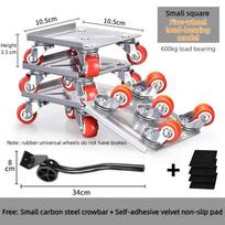 Household Furniture Mover Set Moving Artifact Five Wheel Load-bearing Moving Pulley Universal Wheel Shifter