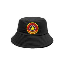 Claas Tractor Hat Unisex Women Cotton Outdoor Panama Caps FisherUnisex Claas Farming Bob Hats Cap MZ black