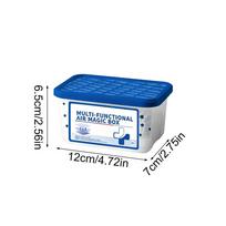 Automatic Dust Box with Hair Removal Long-Lasting Air Purifier for Cat, Bathroom, Closet, Basement Home, Car, Room, RV mėlyna
