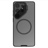 Skirta Samsung Galaxy S26 Ultra 5G dėklas Nillkin CamShield Prop magnetinis kameros dangtelis su stoveliu Dėklas S26 Ultra objektyvo apsaugai Galaxy S26 Ultra black
