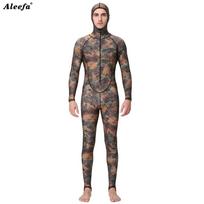 Dive&Sail Rash guard  Swimming Suit  spearfishing Spandex  couple Camo Skin DIVE  One piece UV proction  Men Women Surfing suit M gray