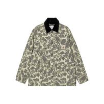 Carhartt WIP Chore FW25 Tapestry Coat Adjustable Cuffs Inner Pocket Chest Pocket Square Label Long Sleeve Jacket Men Jacket I035329-3CK-XX XL gray