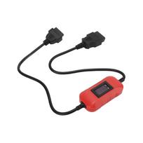 12‑24V OBD2 Scanner Adapter Cable Fit X431 Easydiag 2.0/3.0 GOLO ABS Heat Resistant for Heavy Duty Trucks DieselRed ABS black