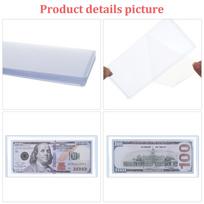 Currency Holder Pvc Bill Holders Transparent Bill Sleeves Currency Bill Display