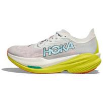 HOKA ONE ONE Mach X Slip Resistant Abrasion Resistant Low top Running Shoes Men's Gray 1155119-fct 41 white