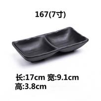 Pretty Melamine Sauce Dishes Seasoning Plates Sushi Soy Vinegar Chili Muti-grid Mini Bowl Japanese Kitchen Hotel Sauce Dispenser