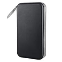 Storage DVD Case 80 Capacity CD Case Wallet Media Storage Box CD Case Holder  CD/DVD Album juoda
