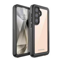 Samsung S25 Ultra/Plus Vandeniui atsparus lauko nardymo dėklas - Pilnas apsaugos nuo kritimo padengimas. S25Ultra juoda