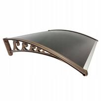 Stogelis virš durų Metal-gum, 120x80 cm, rudas